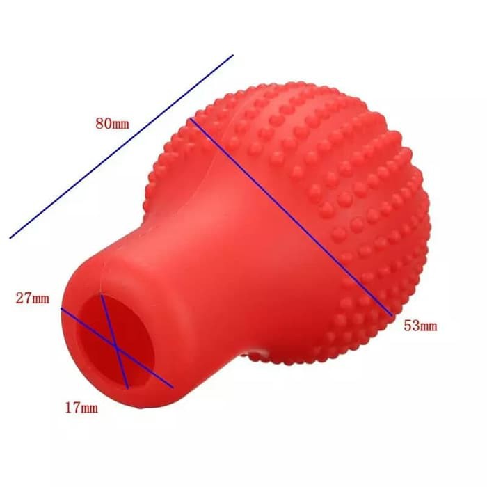 Cover Knob Merah Red Tuas Gigi Manual Sarung Silicone Silikon Karet