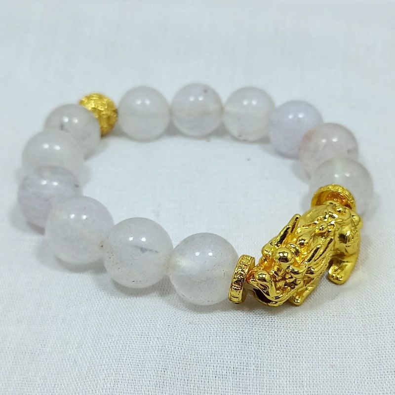 ASLI NATURAL GELANG BATU MOISSANITE BIDURI BULAN