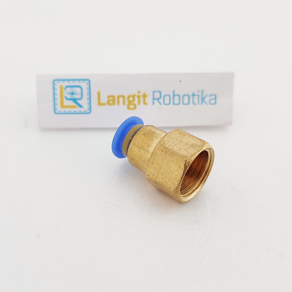 Slip Lock Konektor Drat 1/4 inch Quick Release 6mm Drat Dalam 1/4 6mm