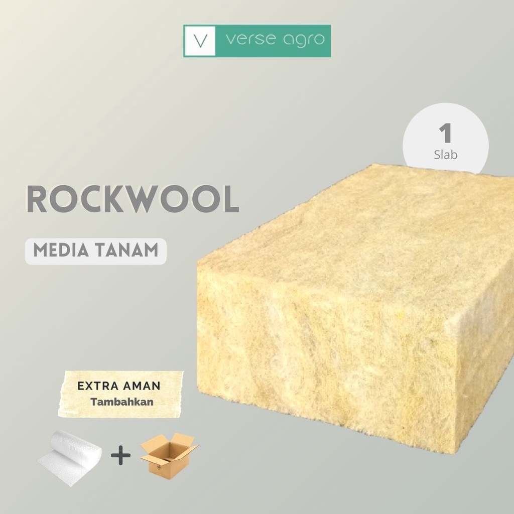 Jual Media Tanam Rockwool Hidroponik Slab Shopee Indonesia