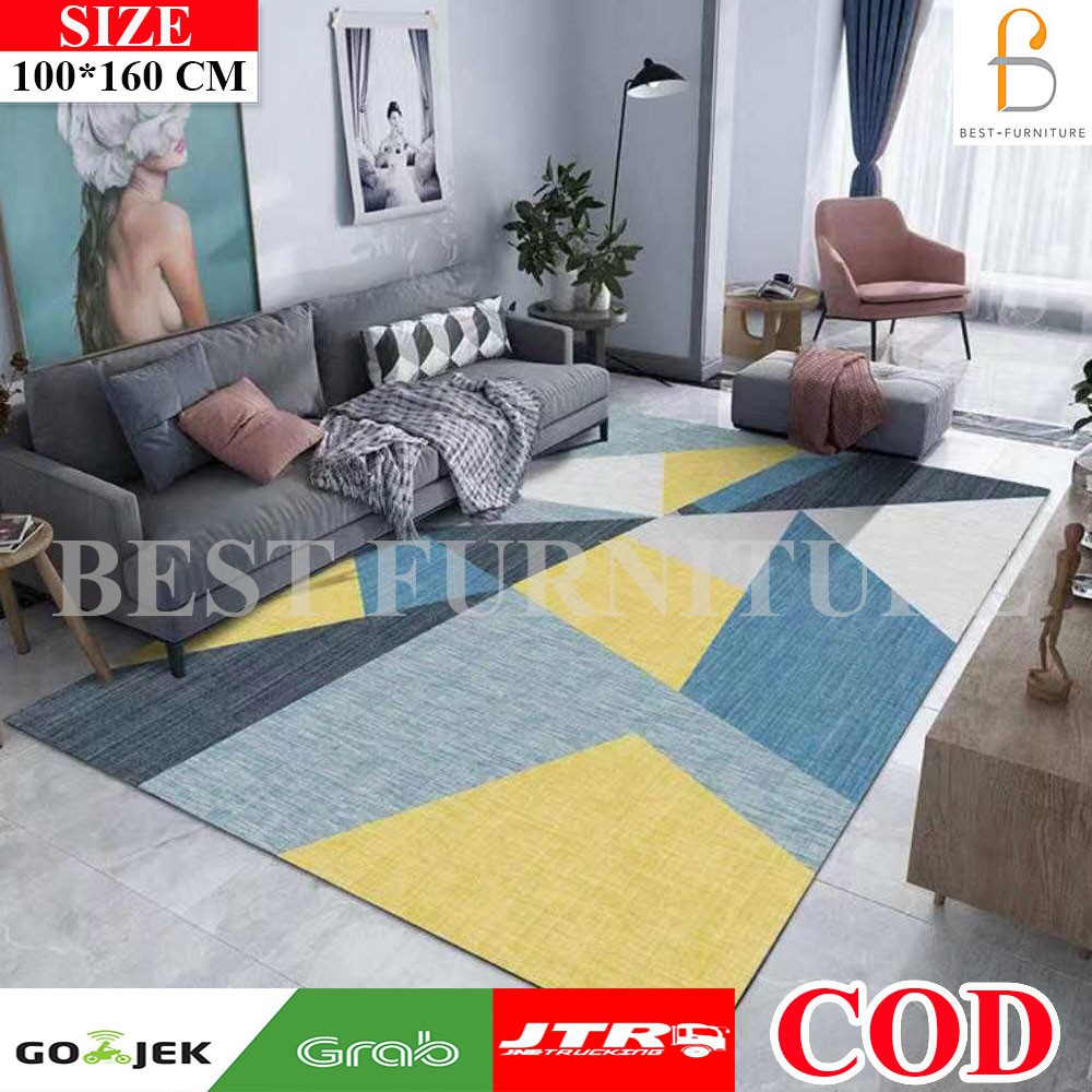 Best Premium Quality Karpet Eropa Karpet Modern Karpet Lantai Anti Slip Anti Licin Minimalis