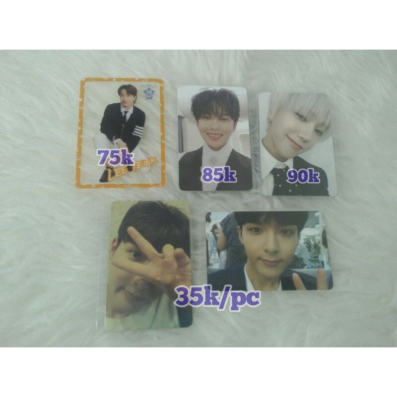Super junior Yesung Ryeowook Renaissance Leeteuk Transparan Photocard PC