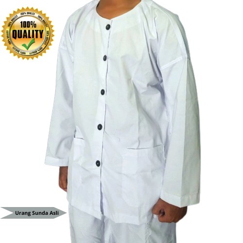 setelan baju pangsi sunda pria dewasa / baju pangsi laki laki dewasa / baju adat sunda putih terbaru 20022
