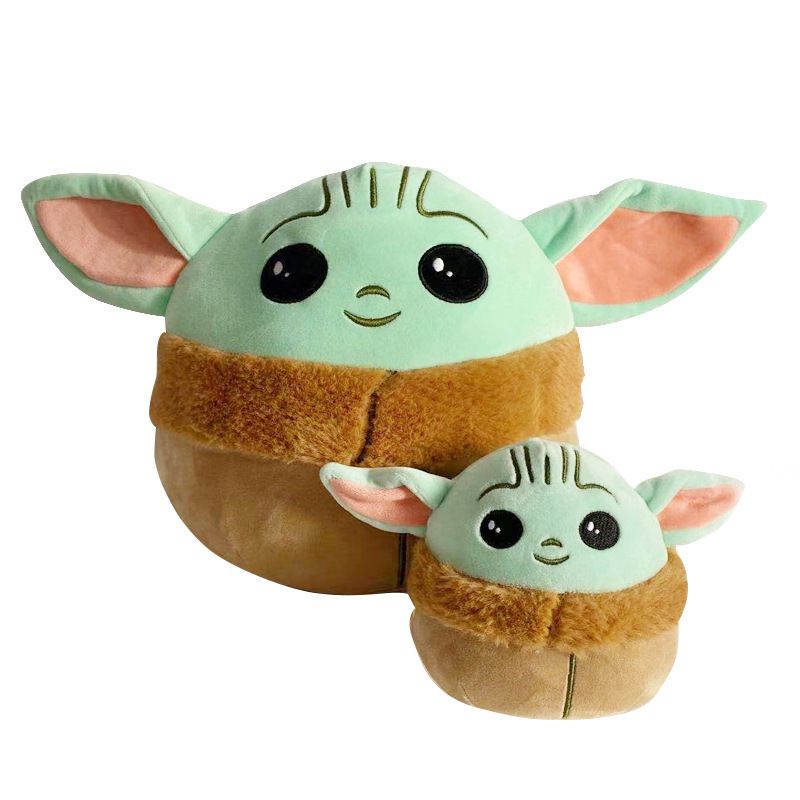 【Ready Stock】30cm A variety of styles Baby Yoda Plush Doll Stuffed Toy Keychain Grogu Mandalorian Star Wars Jedi