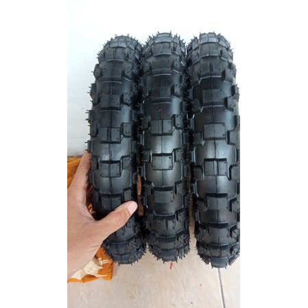 Ban mini trail ring 10 - 2.50 - Ban luar dan dalam mini trail 10 - 2.50 -1 Paket ban luar dan dalam