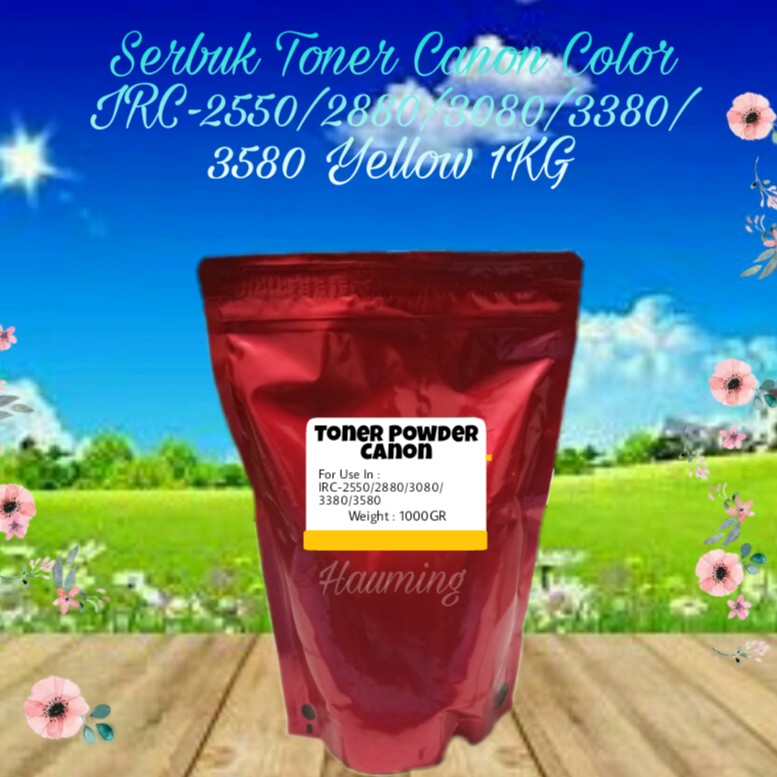 Serbuk Toner Canon NPG35 NPG 35 IR C2550 C2880 C3080 C3380 C3580 IRC-2550 2880 3080 Yellow 1kg