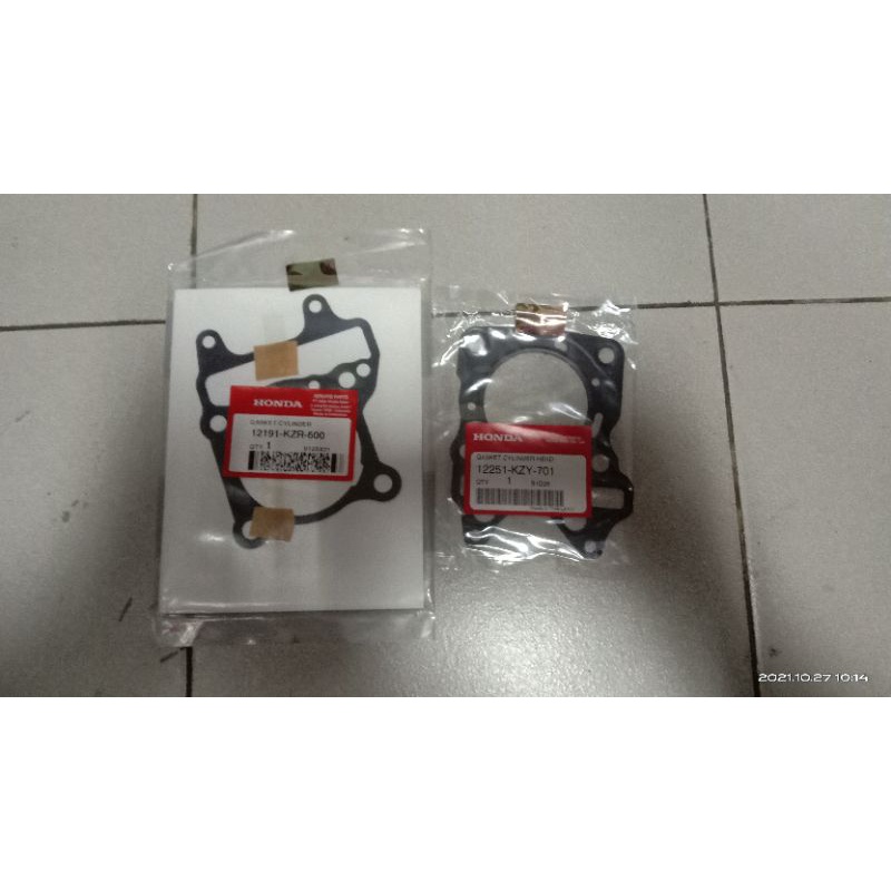Gasket/ paking cylinder comp+ head Vario 150 lama asli/ori