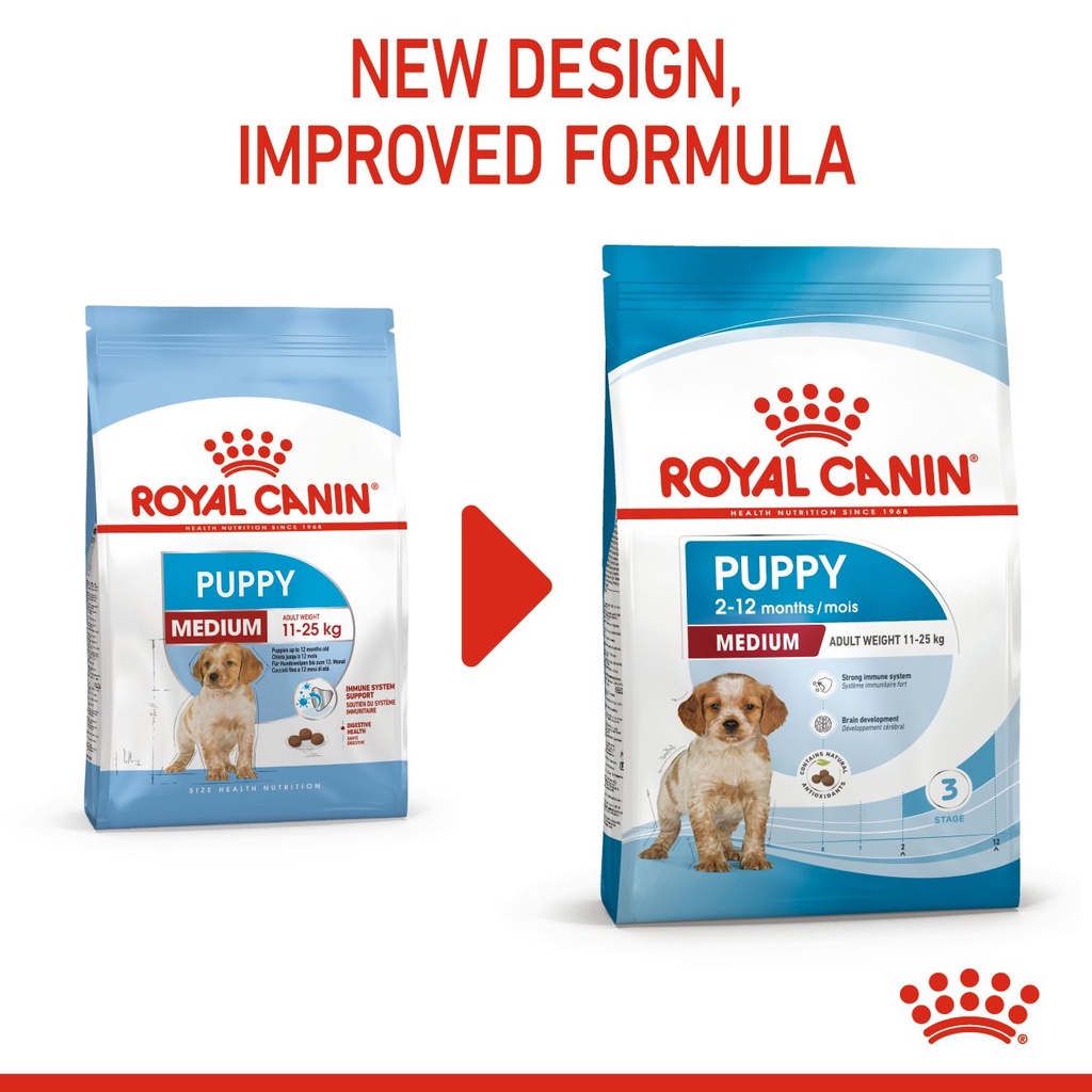 ROYAL CANIN MEDIUM PUPPY 10KG (PENGIRIMAN NON GOJEK/GRAB)