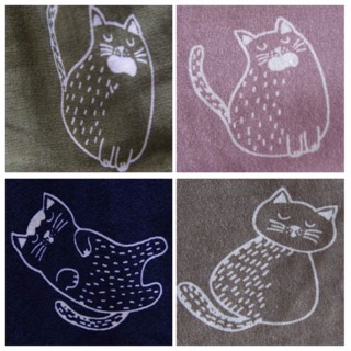 Lazy Cat Set 4L Atasan Kaos  dan Celana  Pendek  Setelan 