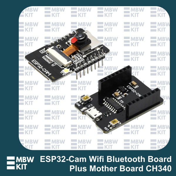 ESP32-Cam ESP32 Cam Camera Wifi BT Board dengan Mother Board USB CH340