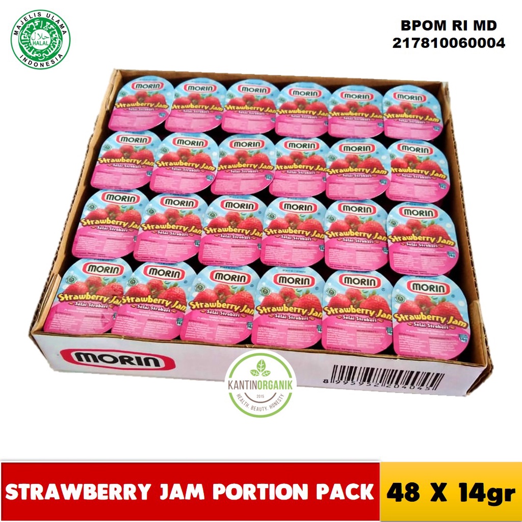 

Morin Portion Pack Strawberry | Pineapple | Blueberry Jam 48 x 14gr
