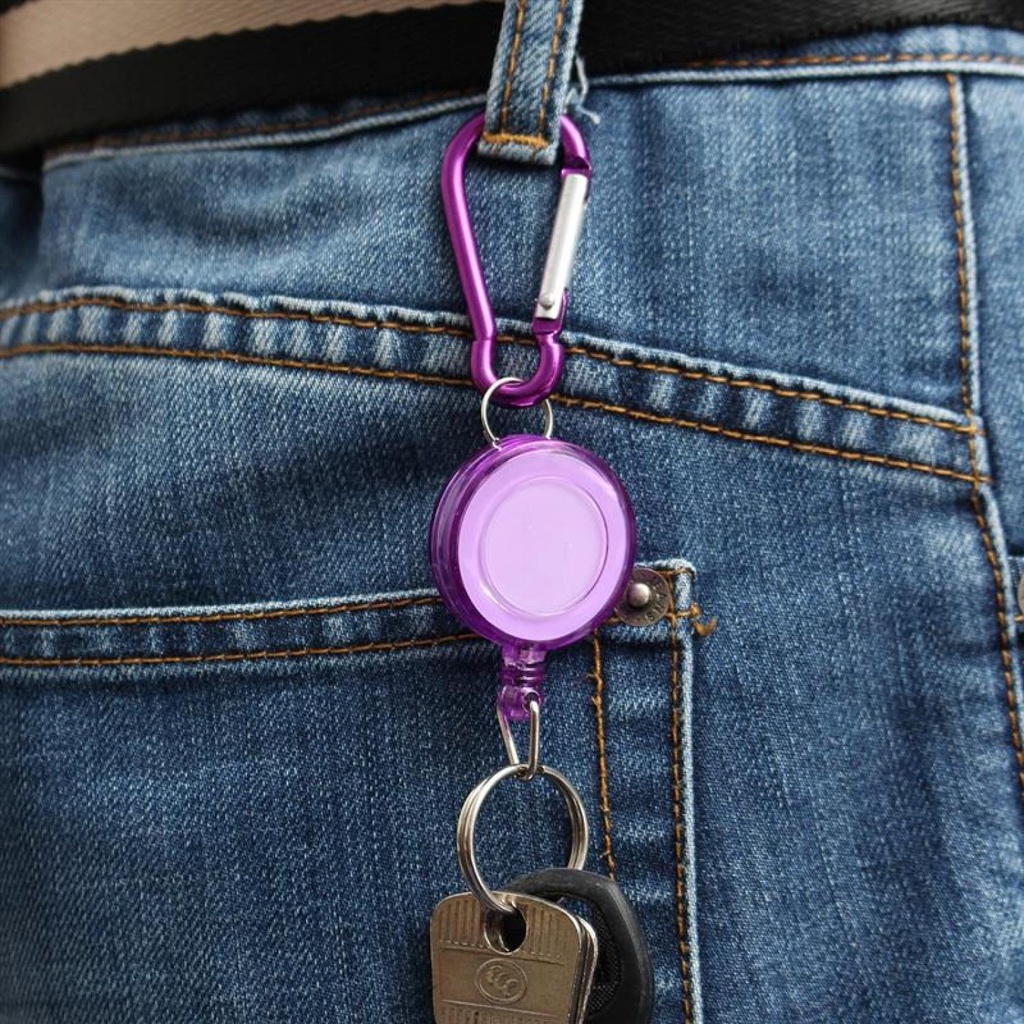 Multifunctional Retractable Carabiner with Key Chain