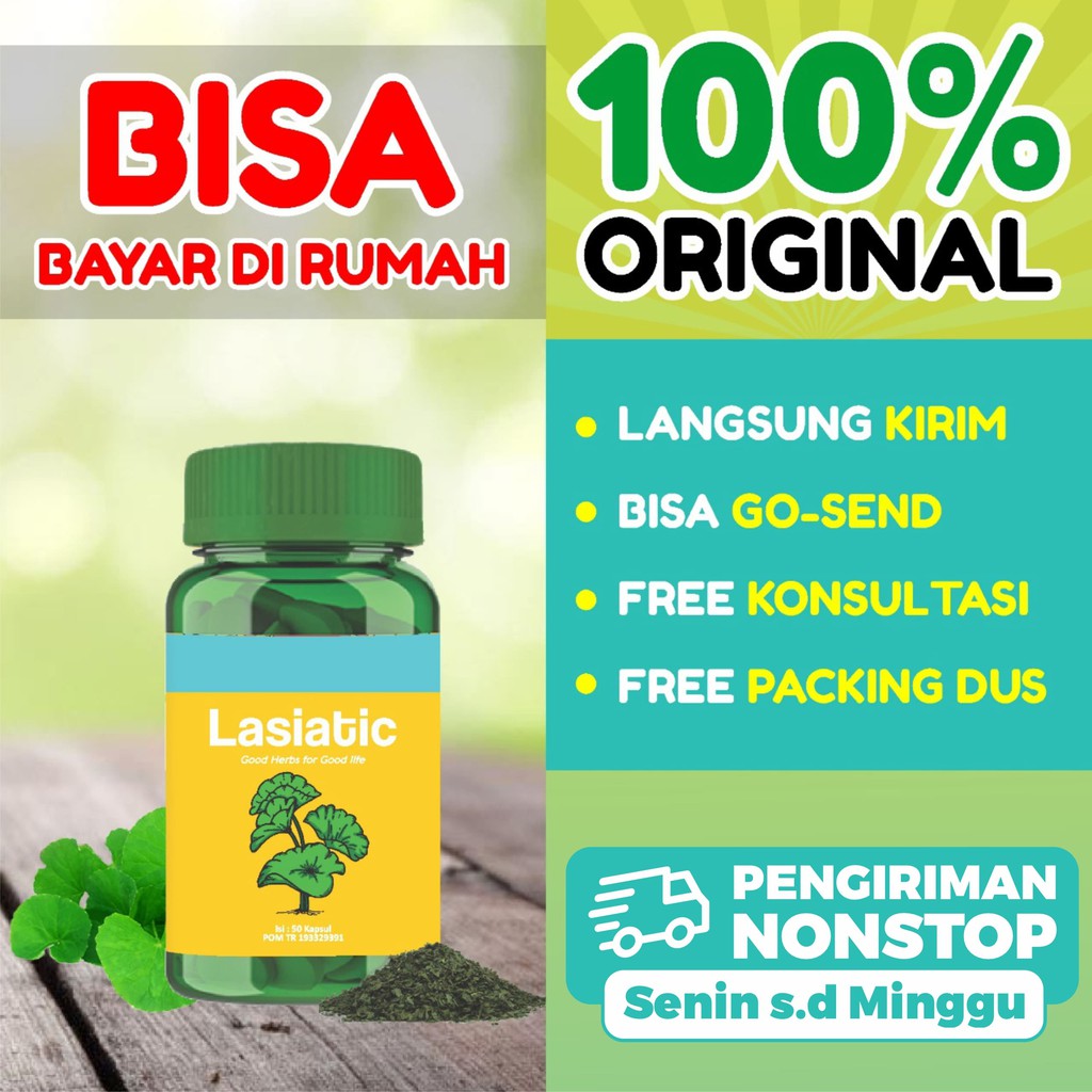 Vitamin Otak LASIATIC - Herbal Daya Ingat Otak Meningkatkan Konsentrasi Belajar &amp; Kecerdasan Anak