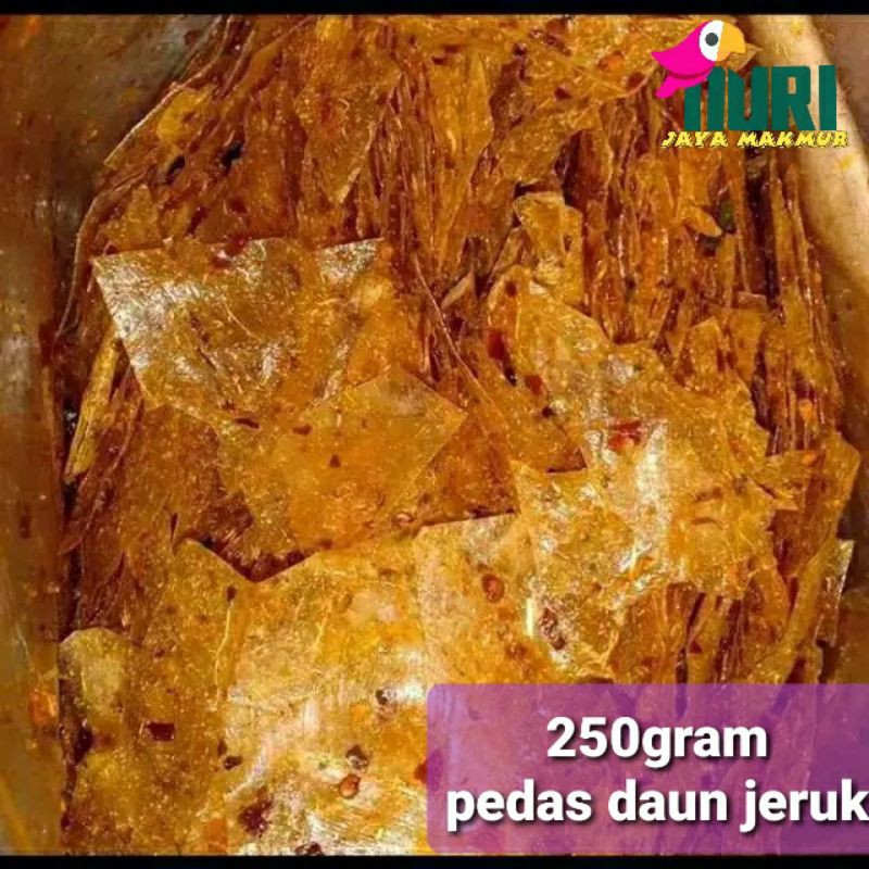 

keripik kaca pedas daun jeruk 250 gram