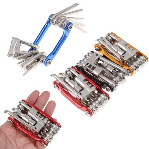 CXWXC - 11 in 1 Multitools Bicycle Chain Breaker and Repair Tire Kit