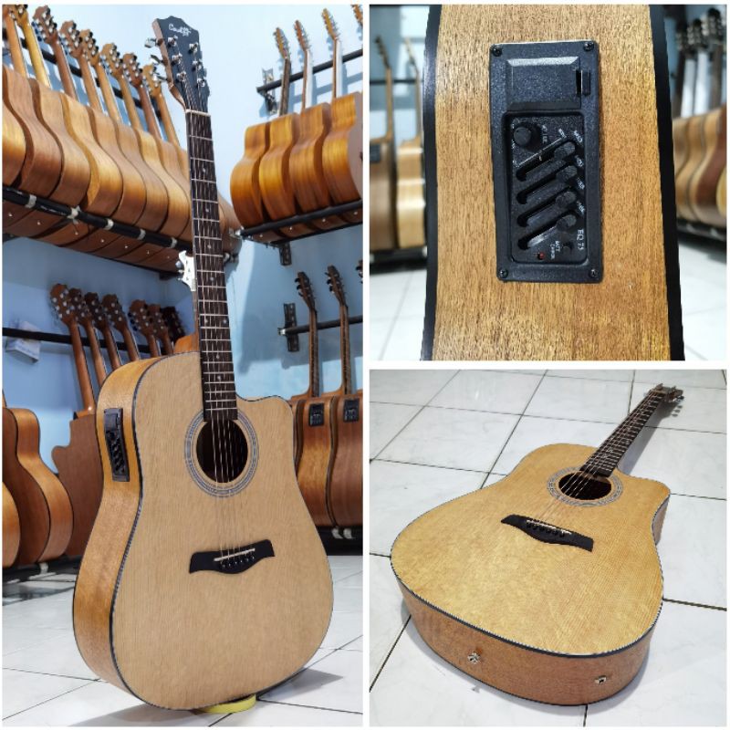 Gitar Cowboy Akustik Elektrik Jumbo Cowboy GWC-240NA GWC 240 NA Original