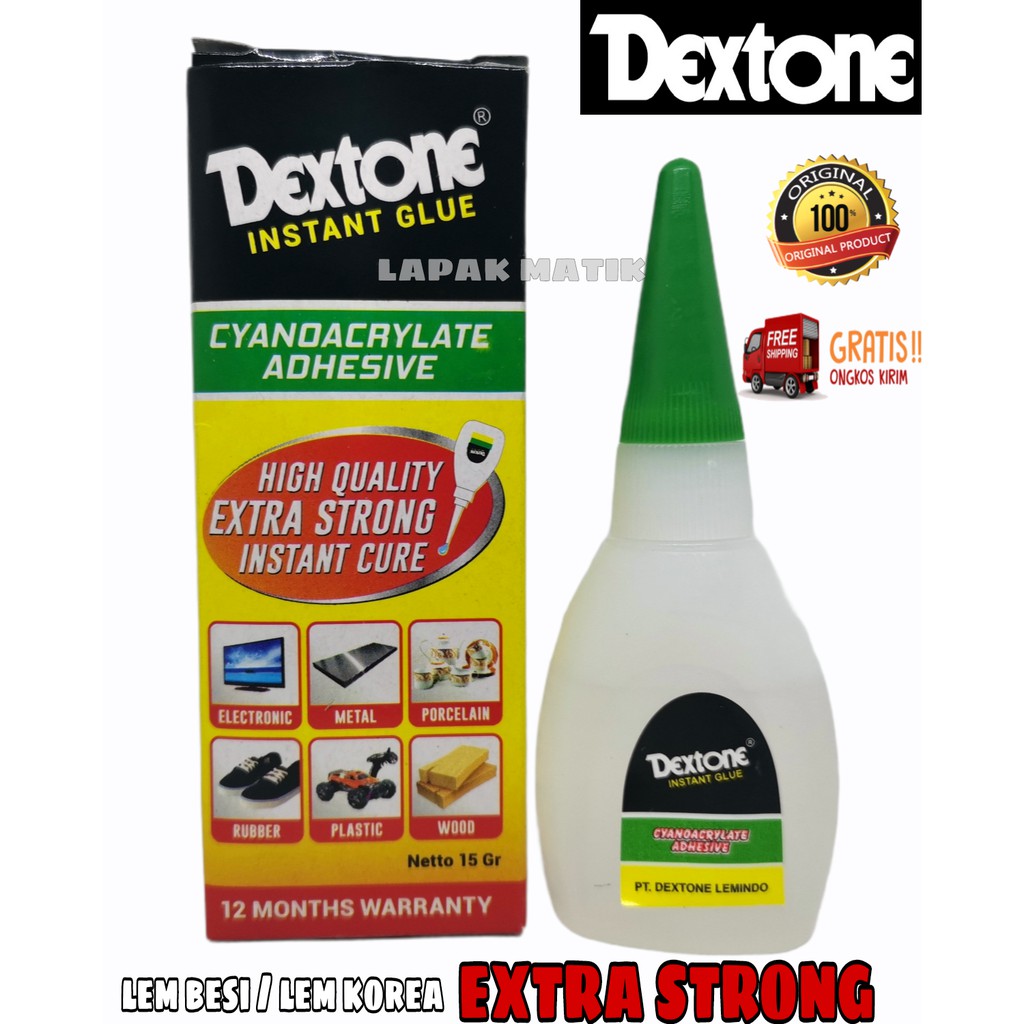 Lem Korea/ Power Glue/ Lem Besi DEXTONE ORIGINAL EXTRA STRONG