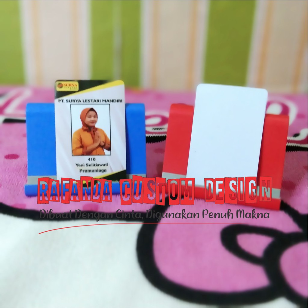 

ID Card / KTA / Kartu Pelajar 1 Sisi Custom Bahan Tebal Anti Luntur