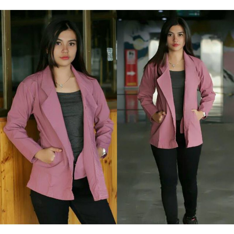 jas / jaket wanita / blazer wanita / jas wanita / jaket scuba korean