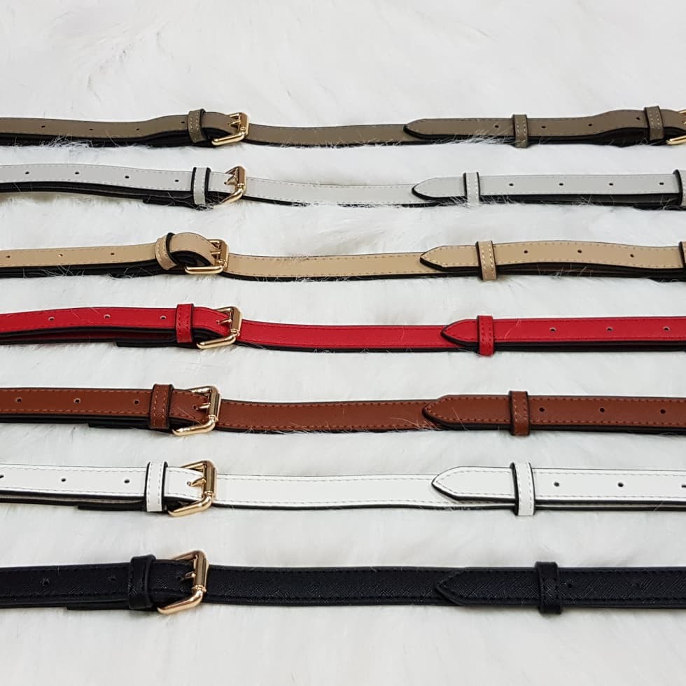 Audrey two ways slim saffiano bag strap