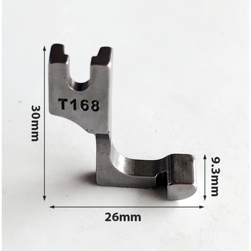 T168 Sepatu Jahit Resleting / Zipper Terbenam / Invisible Zipper Presser Foot (Seleting / Sleting)