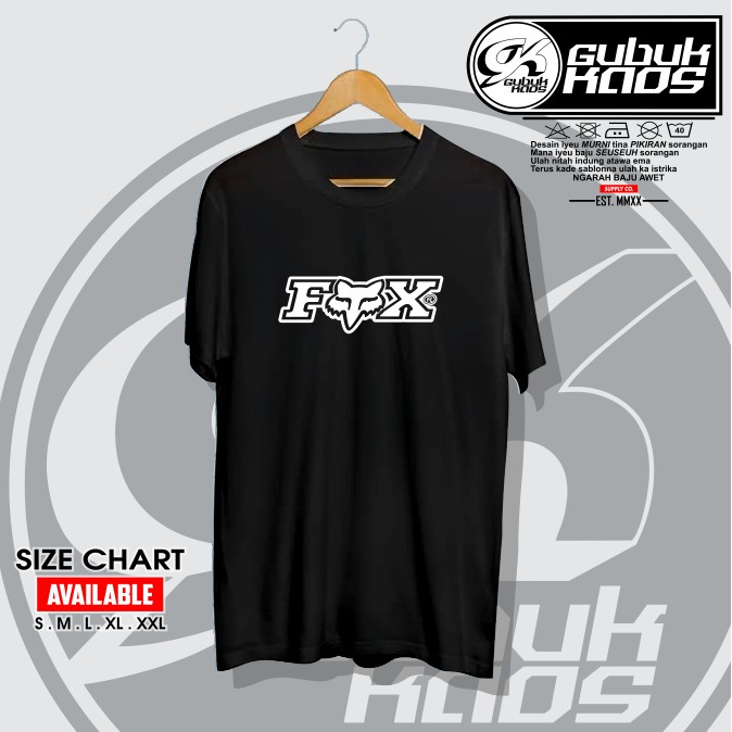 BAJU KAOS DISTRO LOGO FOX  - GUBUK.KAOS