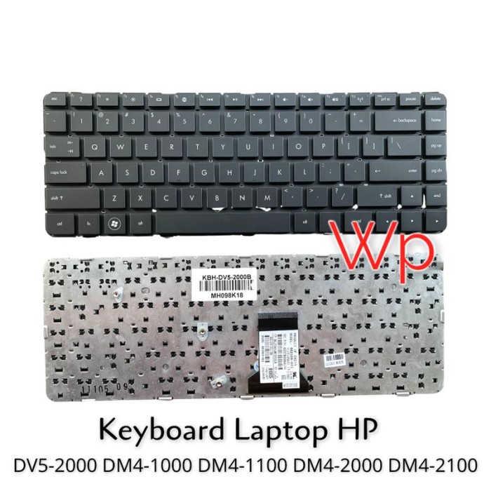 Keyboard Laptop HP DV5-2000 DM4-1000 DM4-1100 DM4-2000 DM4-2100