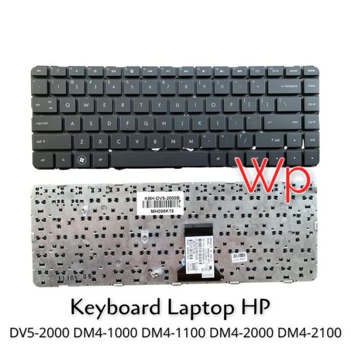 Keyboard Laptop HP DV5-2000 DM4-1000 DM4-1100 DM4-2000 DM4-2100