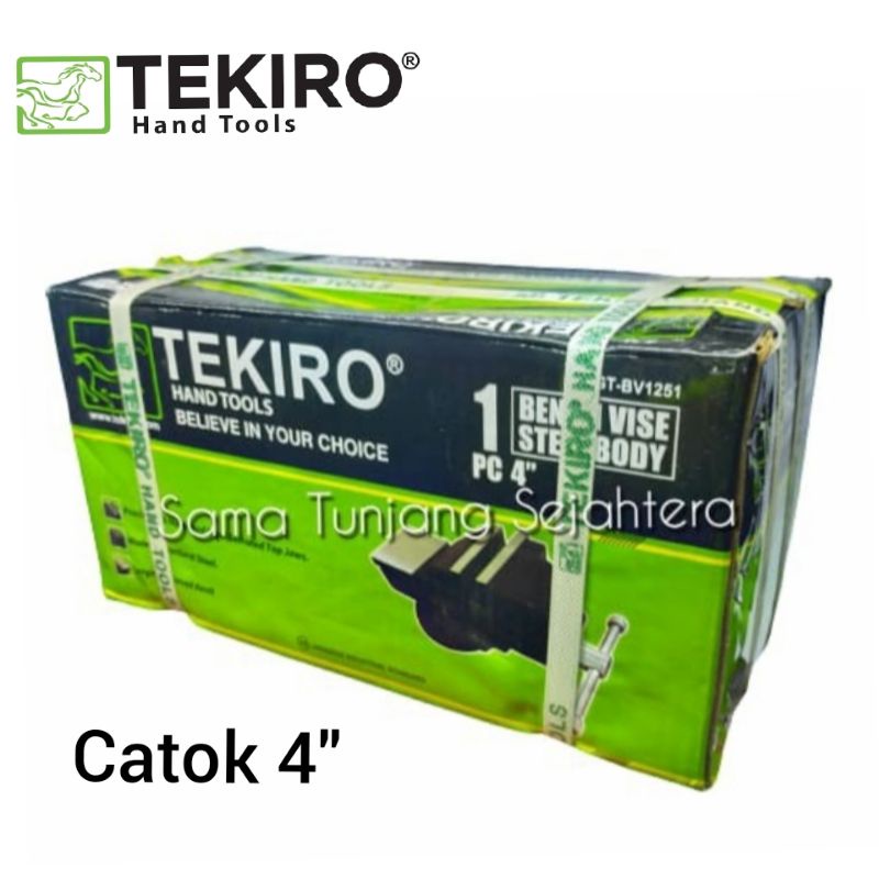 TEKIRO RAGUM 4" / TEKIRO BENCH VICE UKURAN 4 INCH / CATOK PENJEPIT BESI