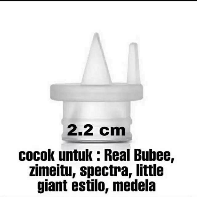 (isi 2pcs) Valve real bubee ( cocok untuk :medela, little giant, avent, spectra, cmbear)