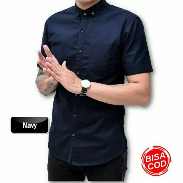 Kemeja Pria Boyi Top Man Lengan Pendek Casual