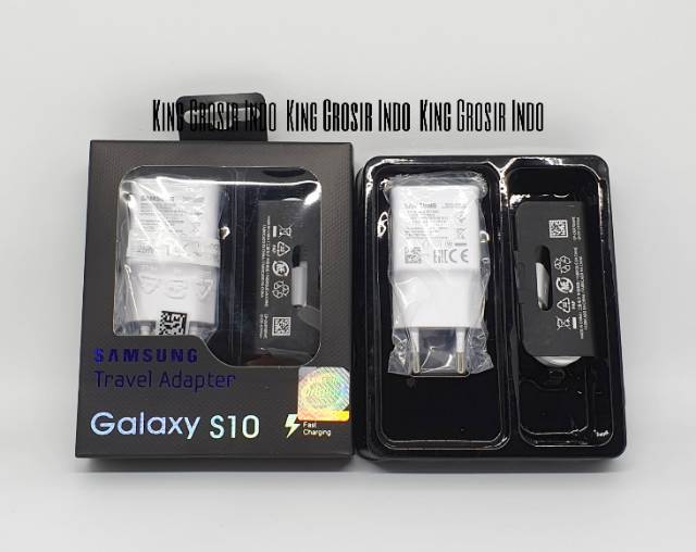 Charger Samsung Galaxy S10 S10 Plus S10 E Tipe C Fast Charging Original 100% Charger Type C