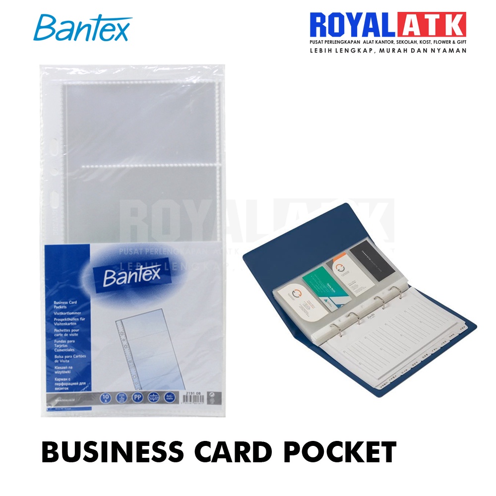 

Album Kartu Nama Business Card Pocket Koleksi Kartu Nama 219108 Bantex