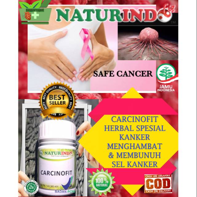 OBAT HERBAL MANJUR CARCINOFIT~KANKER PAYUDARA-KANKER HATI-KANKER PROSTAT-KANKER SERVIK