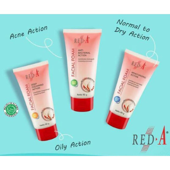 Red-a Facial Foam For Normal-Dry Skin (80g)