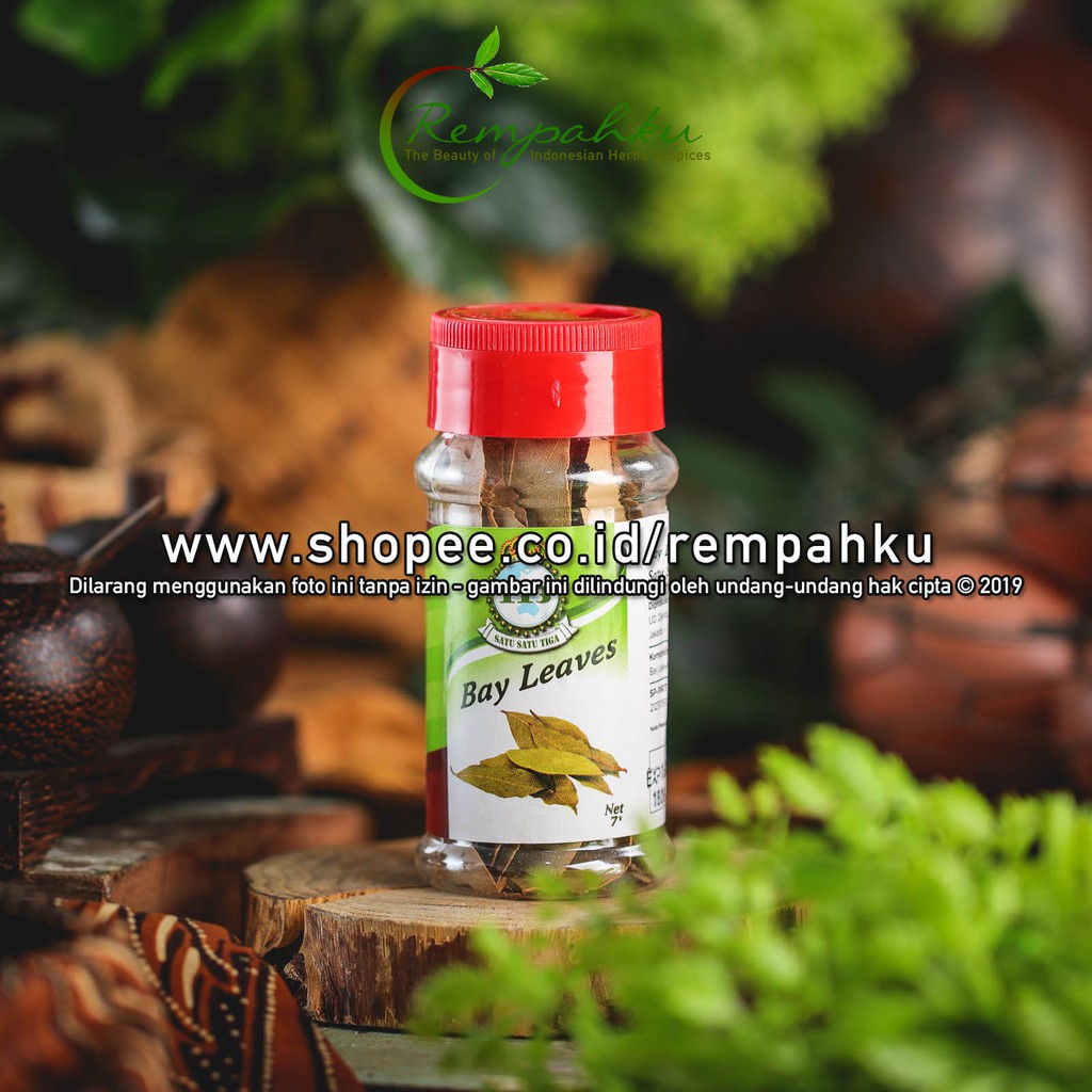 Jual Rempahku Dried Bay Leaves Daun Salam Kering Leaf Leave Rempah Shopee Indonesia