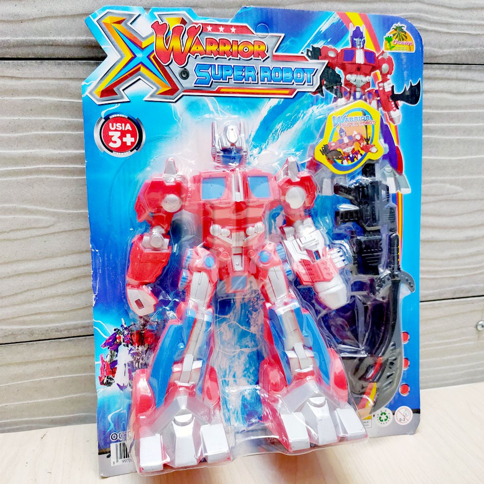 Warrior Super Robot Mainan Robot Tempur Transformers