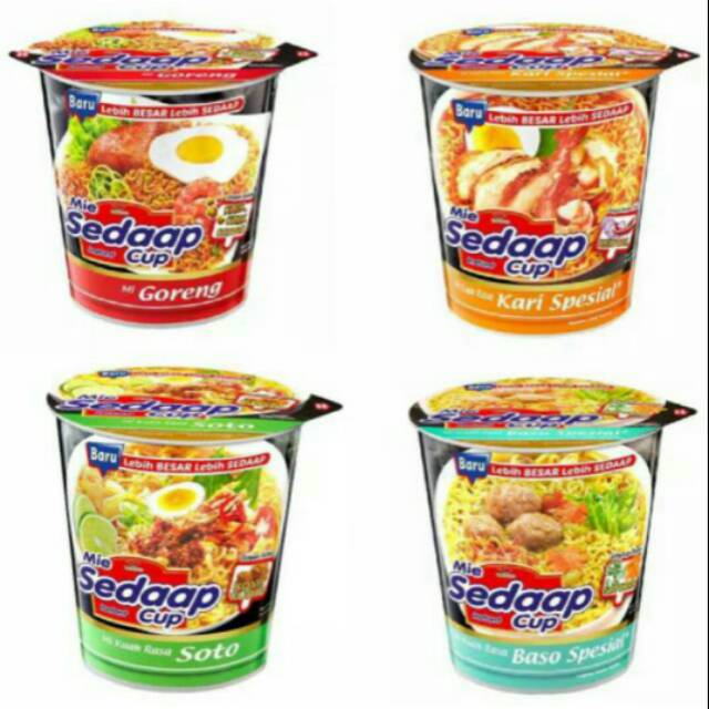 

Mie Sedaap Cup/ mie instan cup 60 g