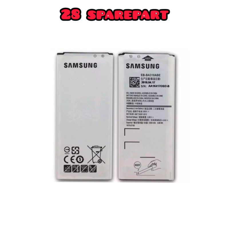 BATERAI BATRE SAMSUNG A310 A3 2016 ORIGINAL