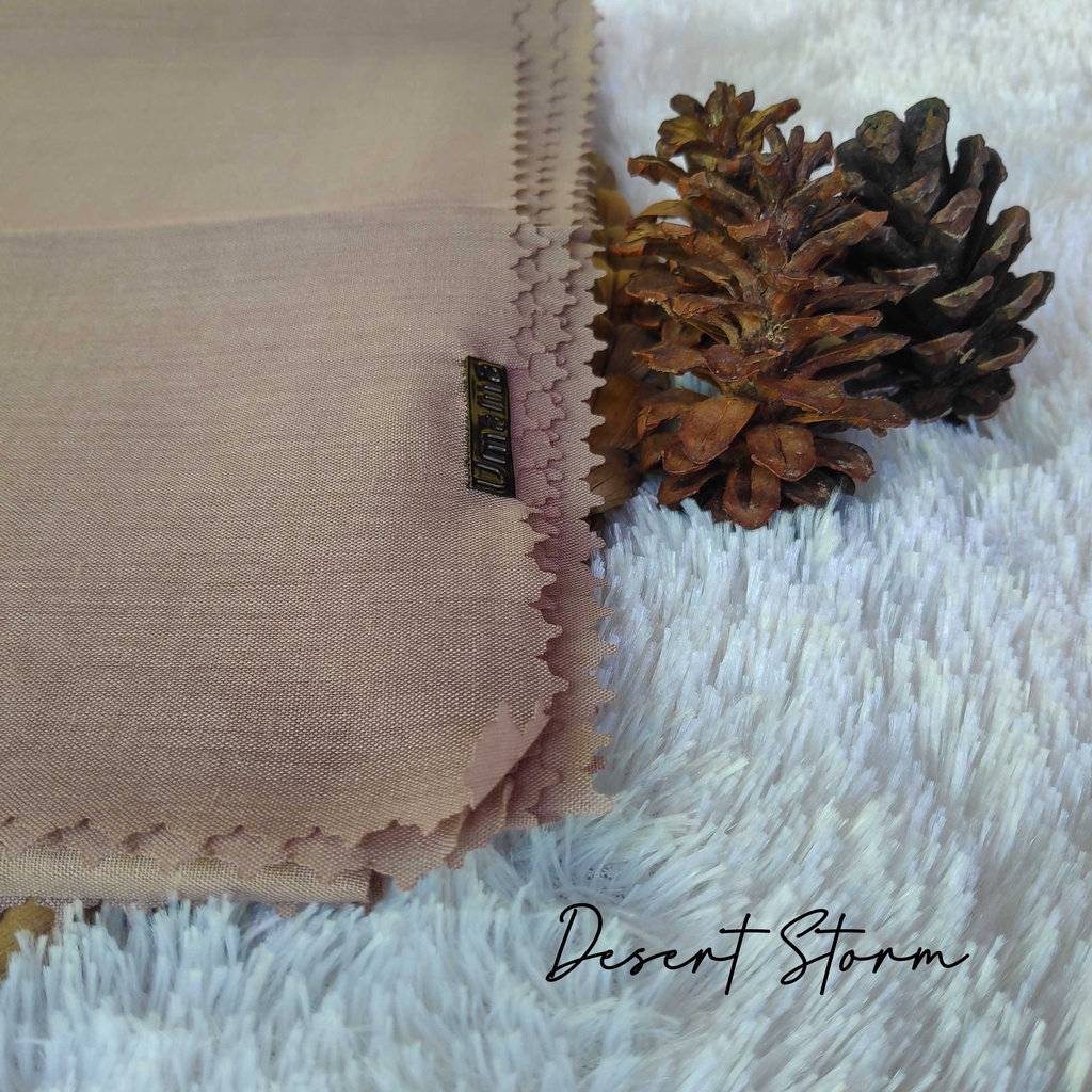 HIJAB SEGI EMPAT VOAL UMAMA LC, JILBAB LASERCUT, VOAL UMAMA, SEGI EMPAT VOAL-Desert Storm
