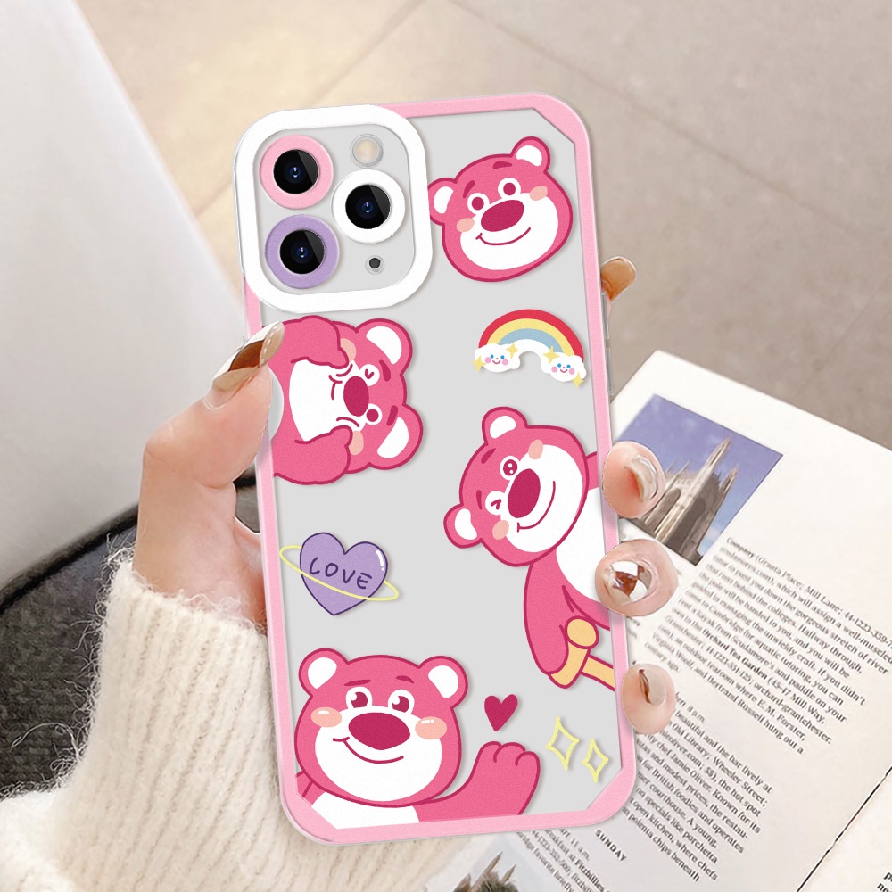 Soft Case TPU Motif Kartun Angel Eyes Untuk iPhone 11 12 13 Pro Max XR X XS Max 7 8 Plus 12 13 Mini SE 2020 SE 2022