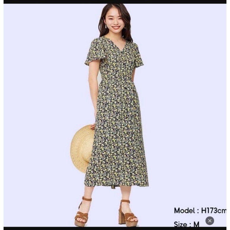 Dress UNIQLO GU Flowy Shirt Dress Original Branded