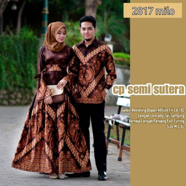 Couple batik semi sutra
