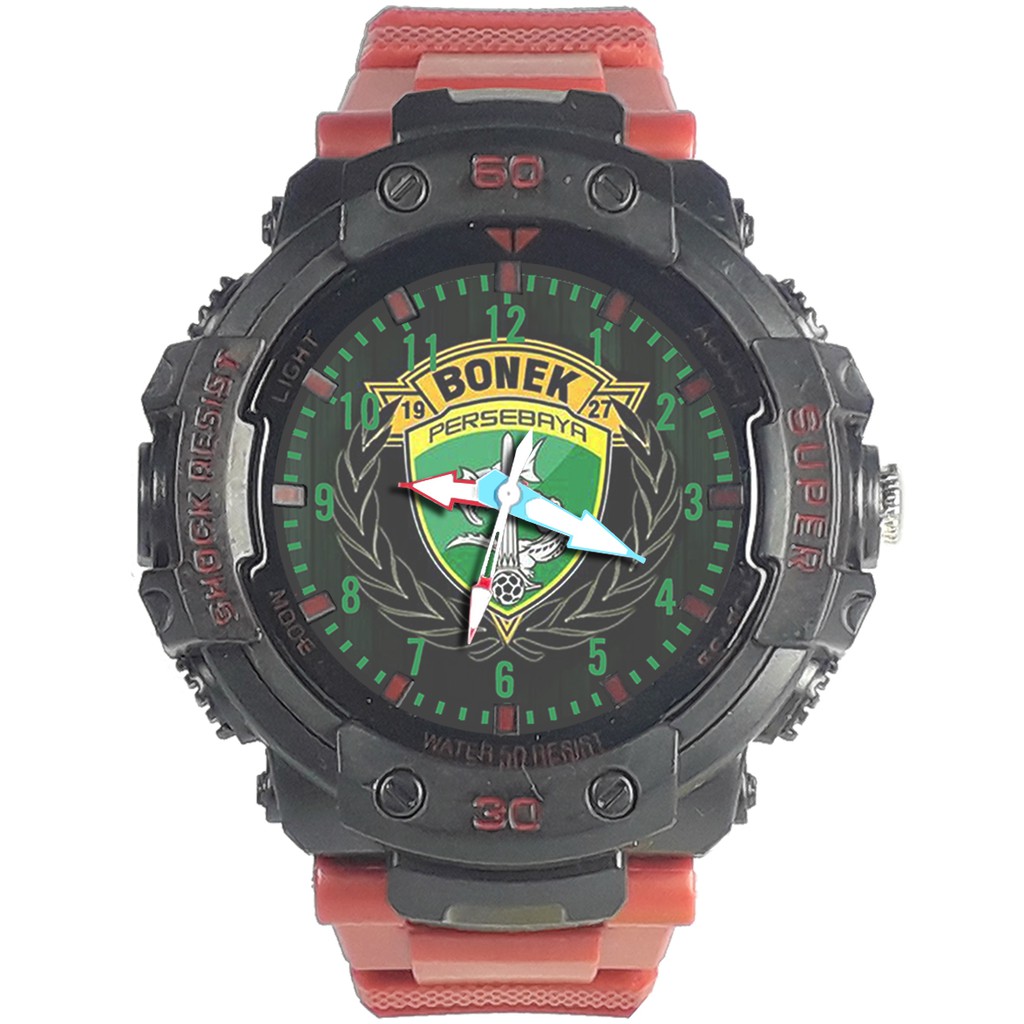 Jam Tangan  PERSEBAYA MOTIF 11 Bagus