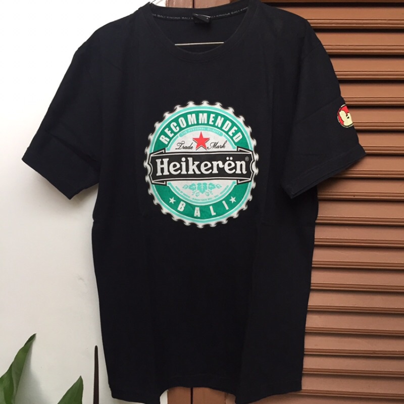 KRISNA BALI Heikeren/Heineken Black T-shirt