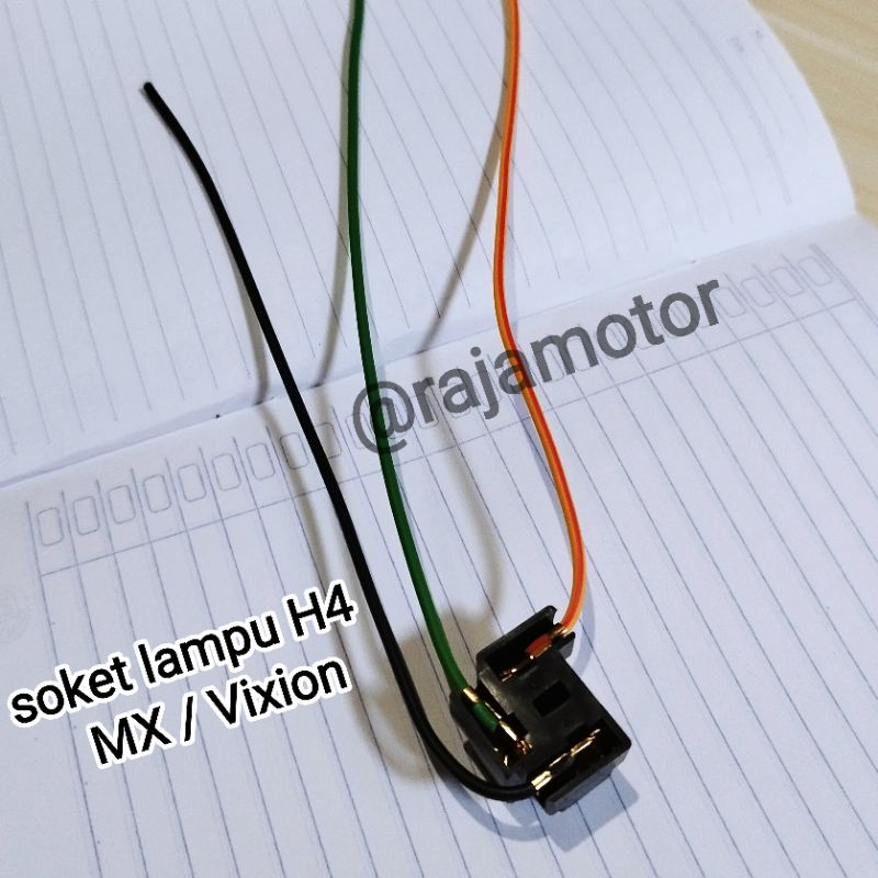 SOKET SOCKET LAMPU FITING DEPAN MOTOR YAMAHA VIXION