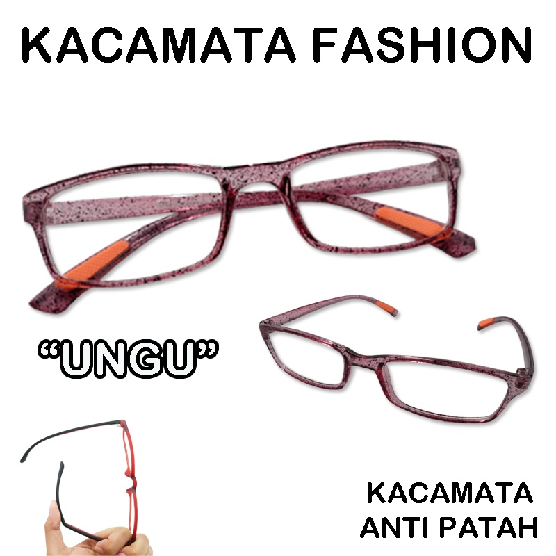 Termurah Kacamata Lentur fashion anti patah lensa normal kaca mata gaya kacamata Design Korea