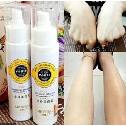 Lotion Pemutih Badan Cepat Dan Permanen Micshell Body Lotion Whitening Mbl 006 Shopee Indonesia
