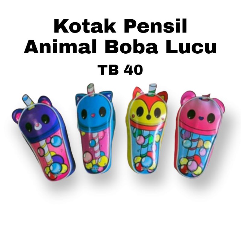 

Kotak Pensil Kain Boba Animal Lucu / Kotak Pensil Berkualitas Unik TB40
