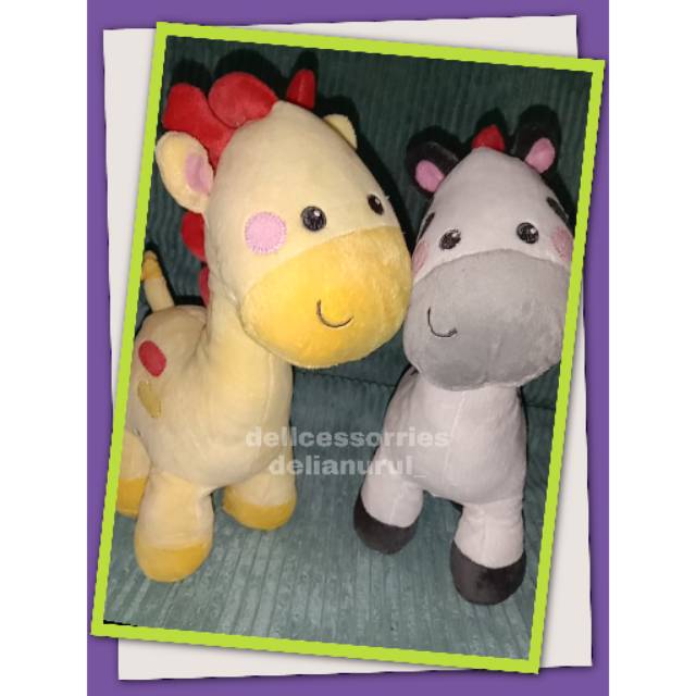 Boneka Jerapah/zebra - Fisher price